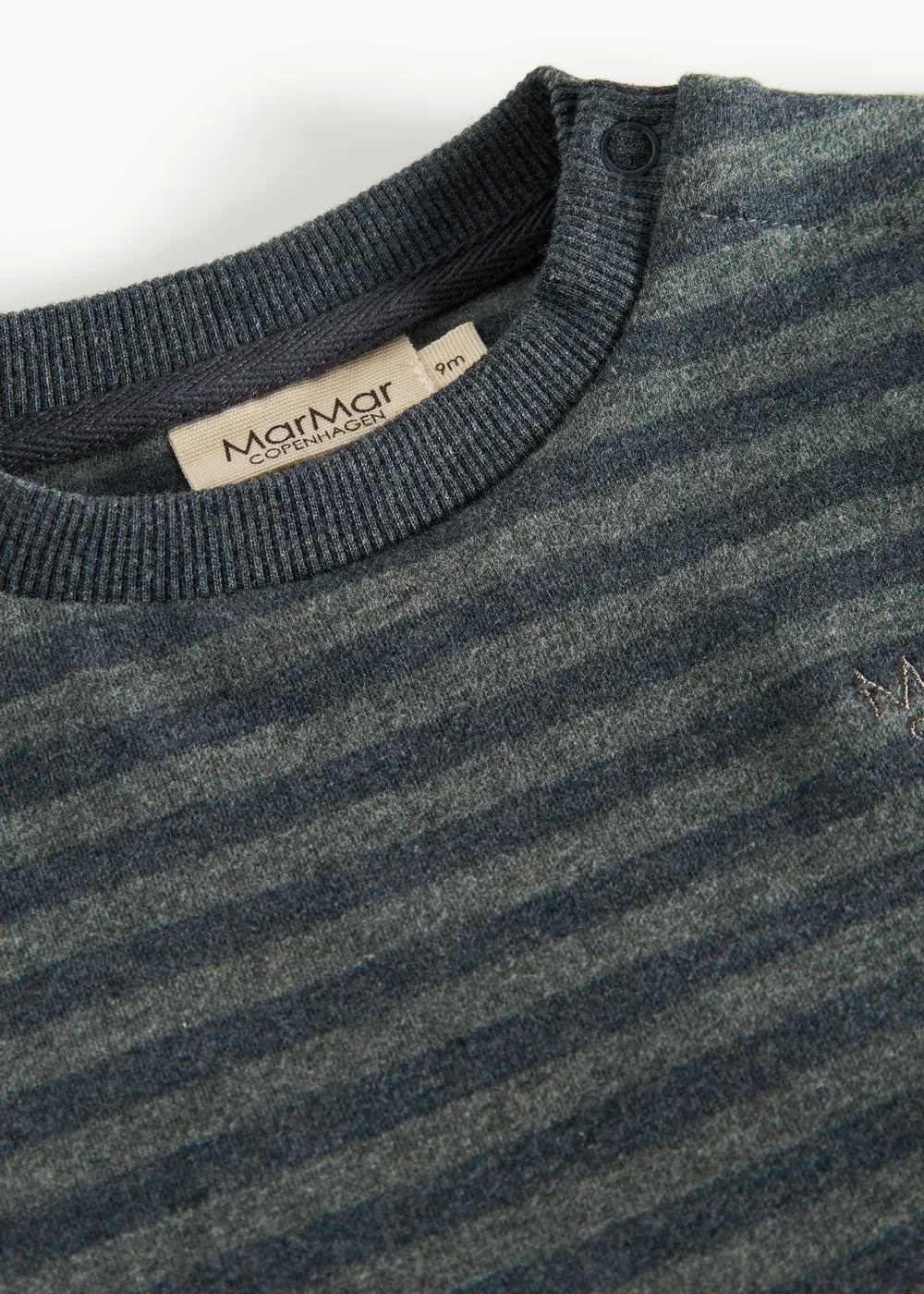 MarMar Tammas B bluse Forest Stripe Mel. sweat