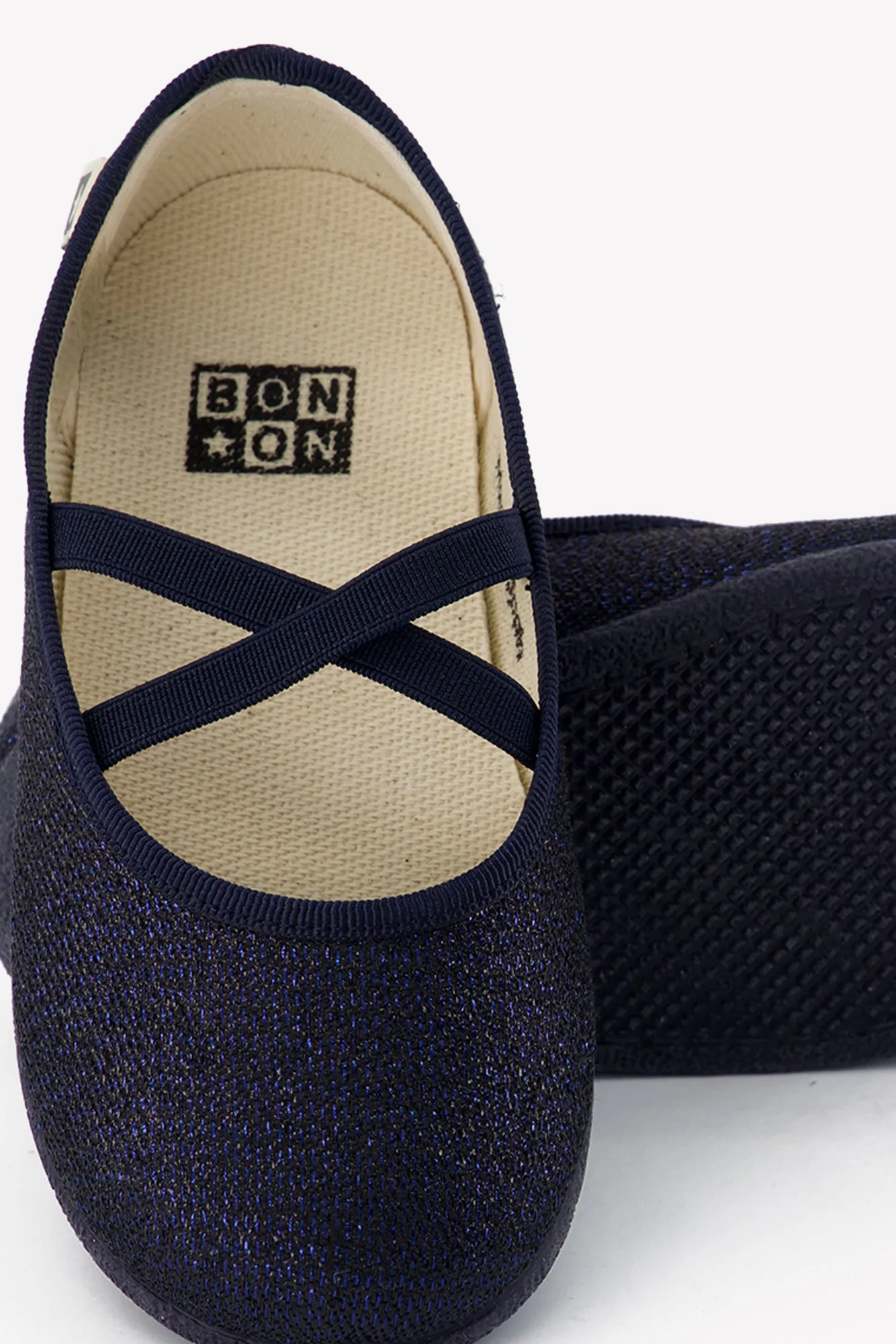 Bonton Sophie børnesko Sailor Blue iriseret