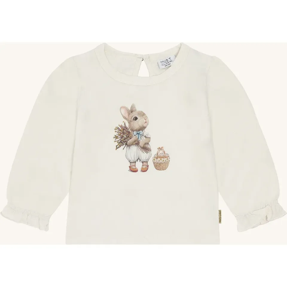Hust & Claire Alma Sweet Bunny langærmet t-shirt Sugar