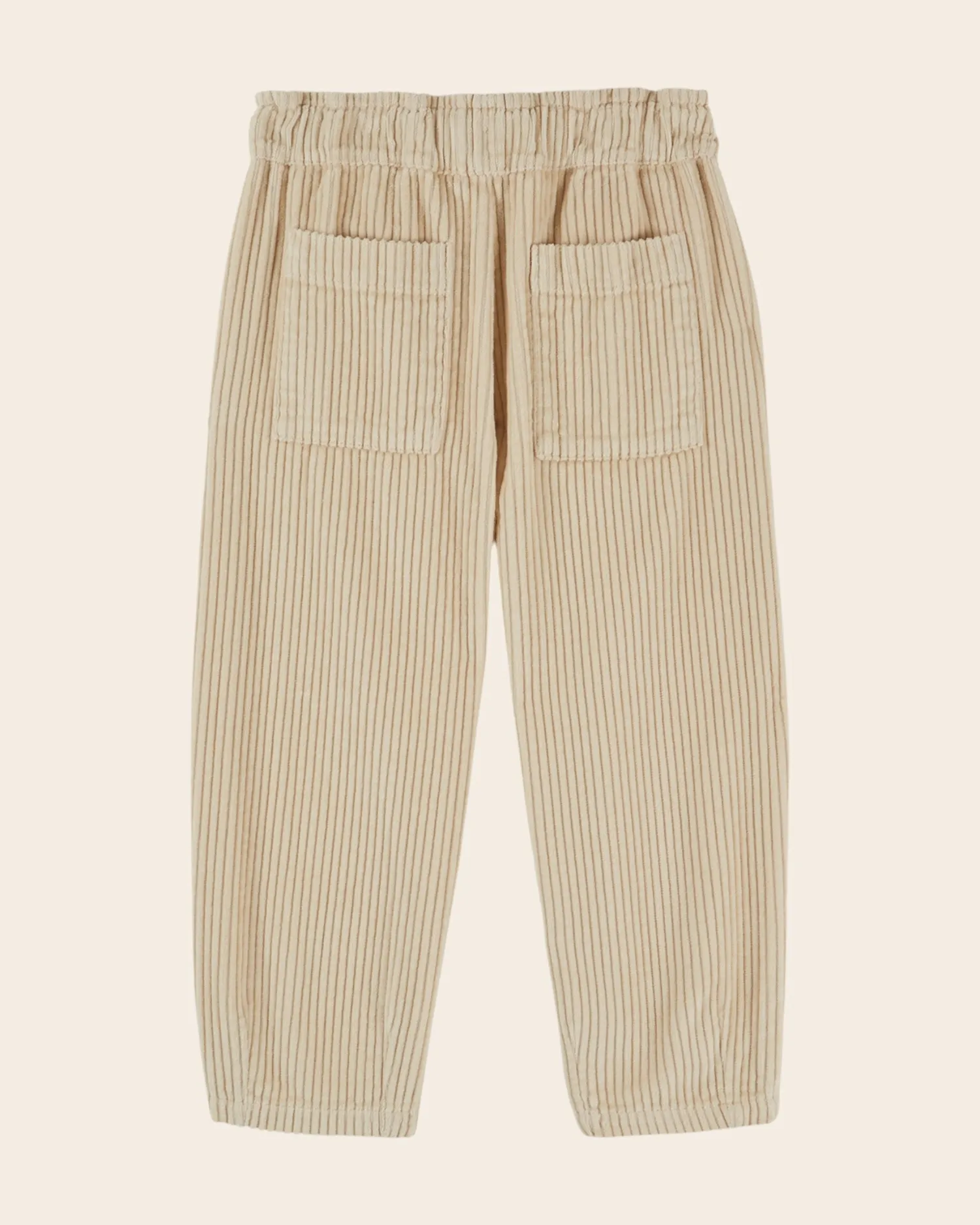 Emile et Ida jogger velourbukser beige fløjl