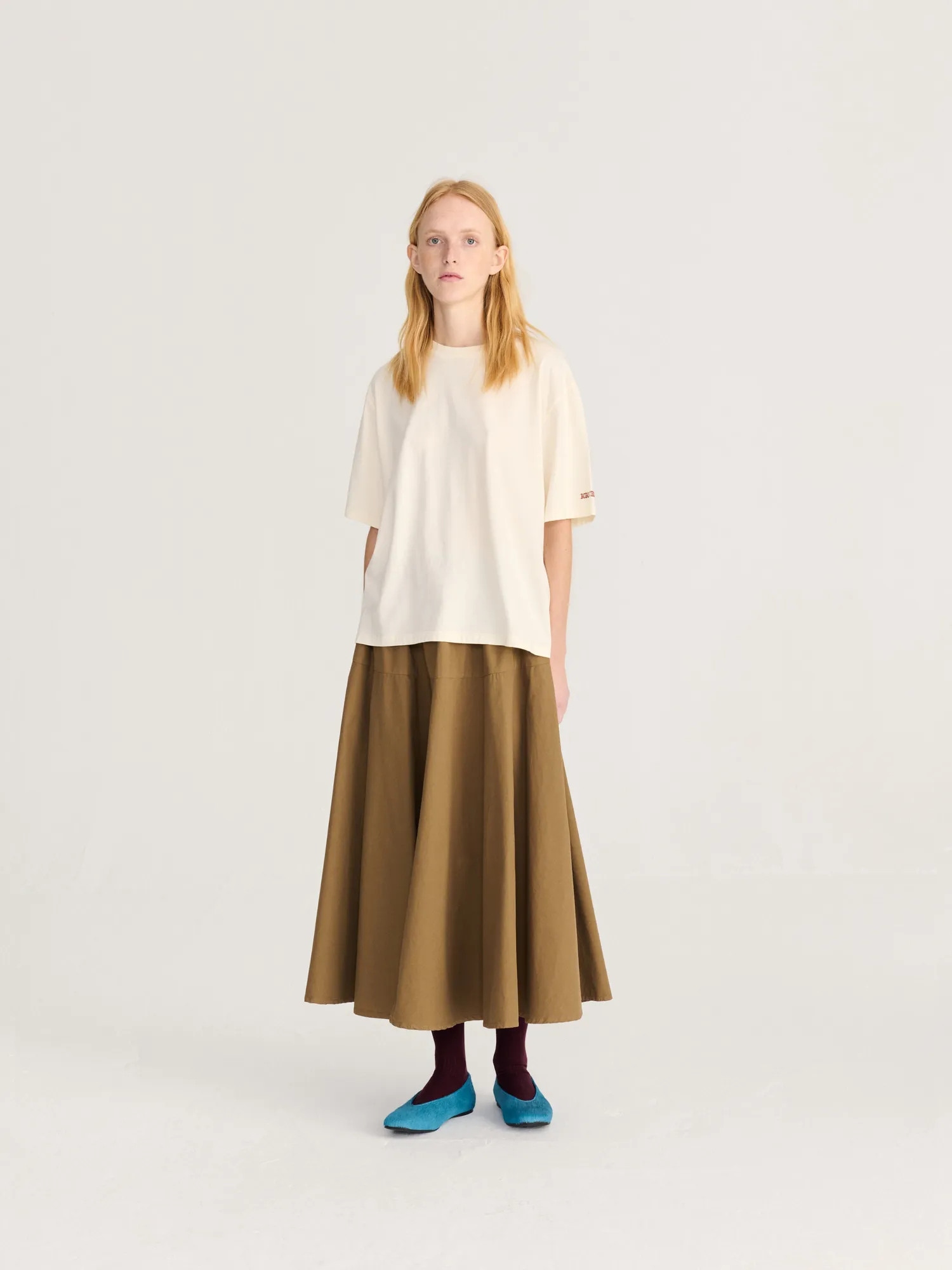 Bobo Choses Dark Flower print relaxed T-shirt offwhite