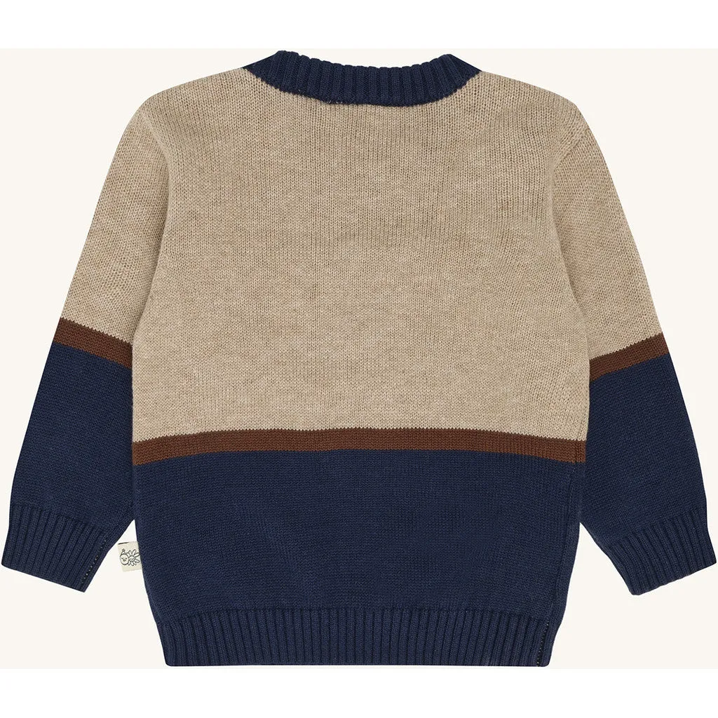 Hust & Claire Pilou Old Car pullover blå økologisk