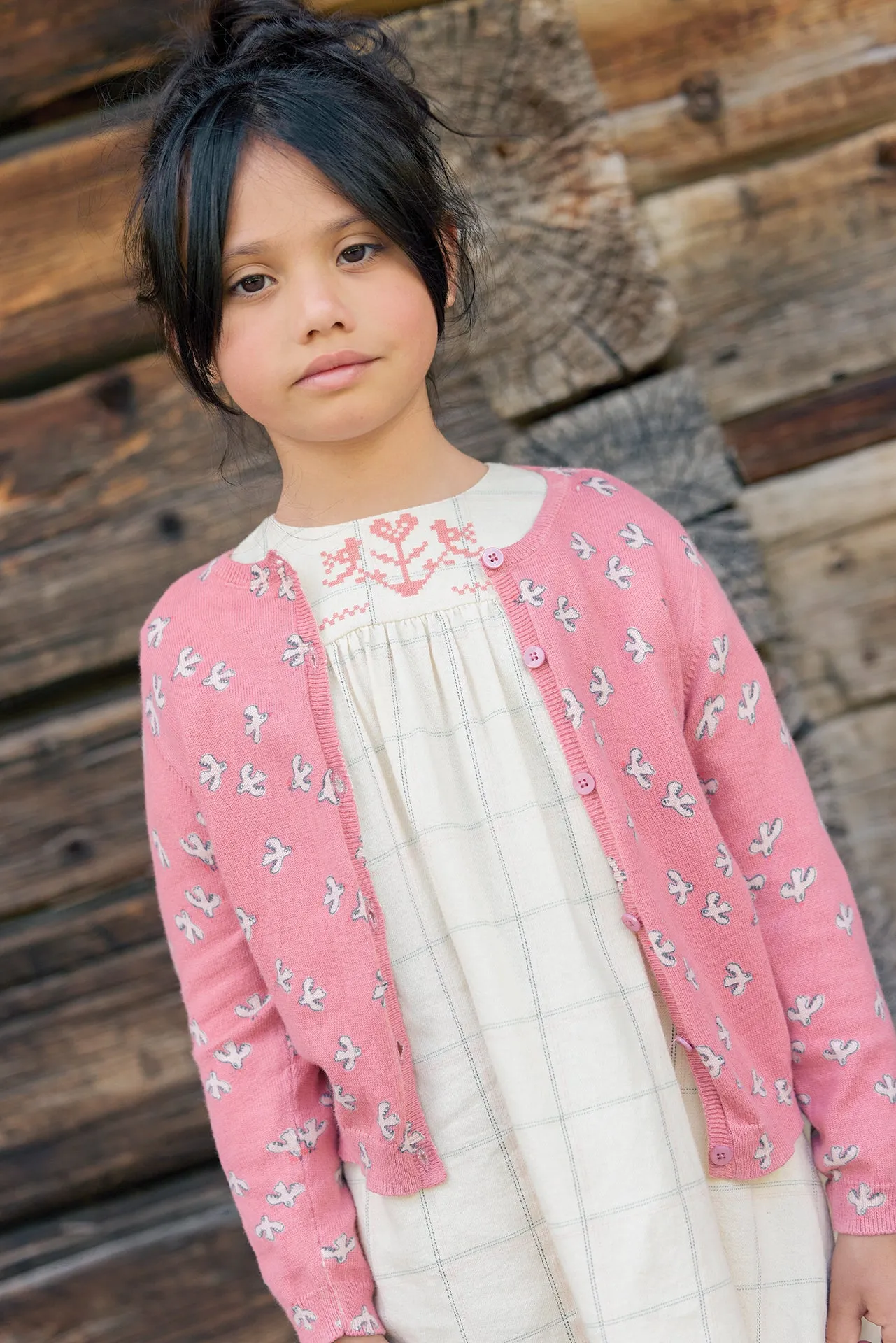 Bonton Delia Carreau Winter kjole ternet 2-14 år