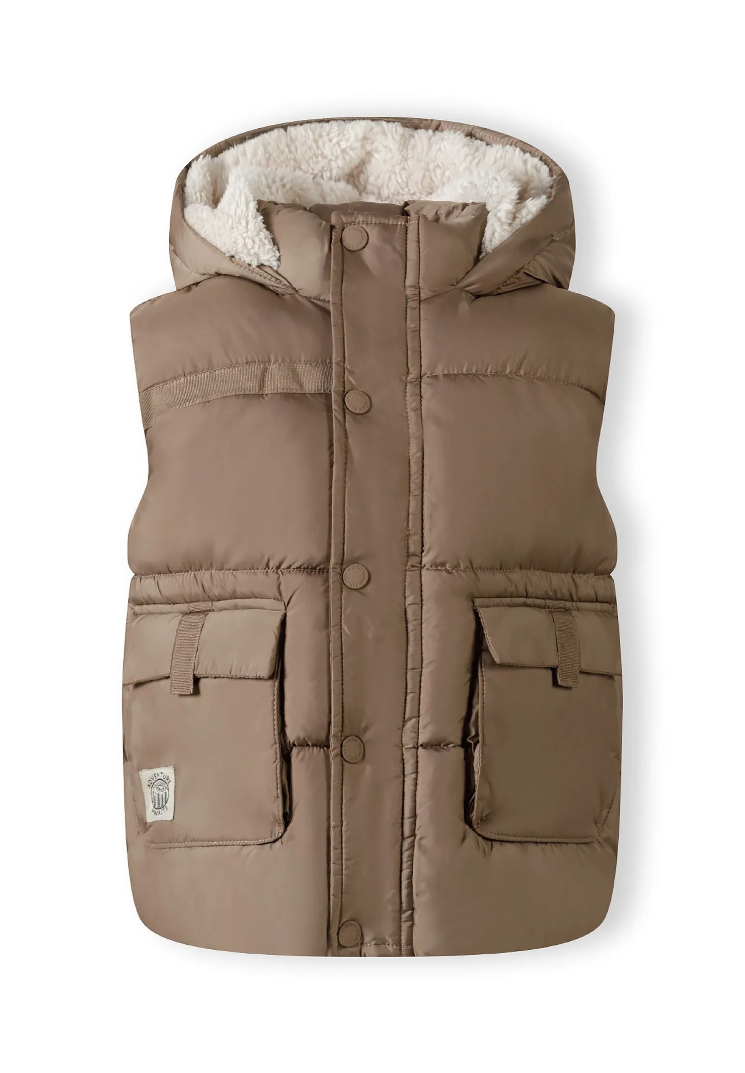 Minoti 43307 termovest brun til drenge