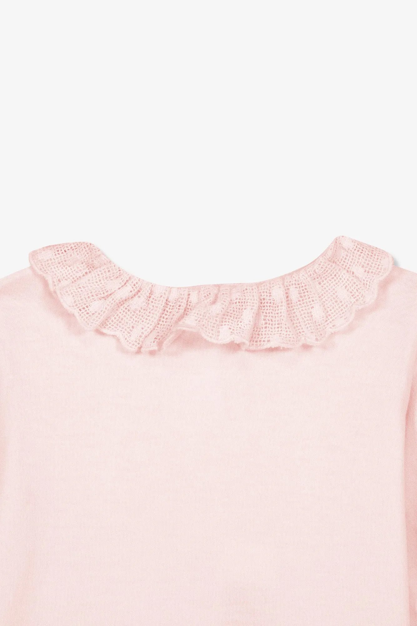 Bonton Piris Rose Baby t-shirt lyserød bomuld