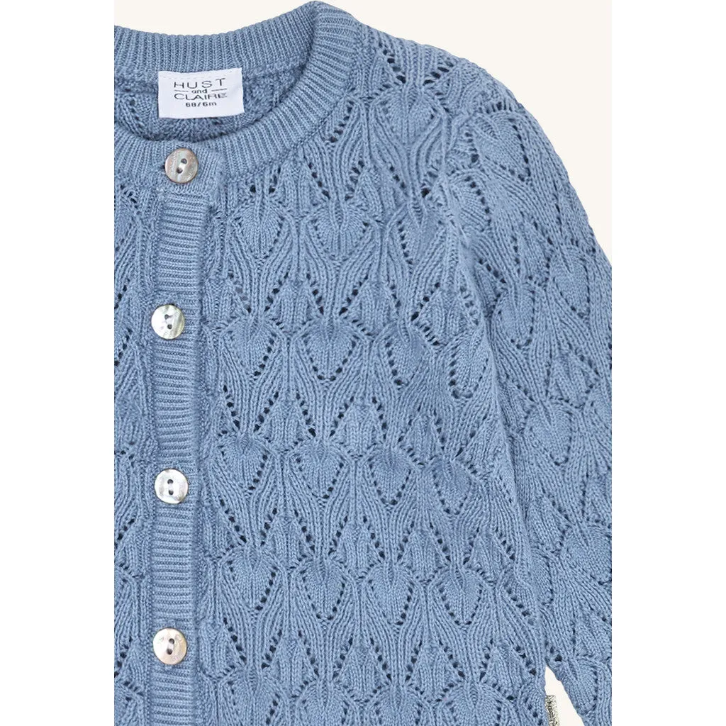 Hust & Claire Cilja Pointelle cardigan Atmosphere