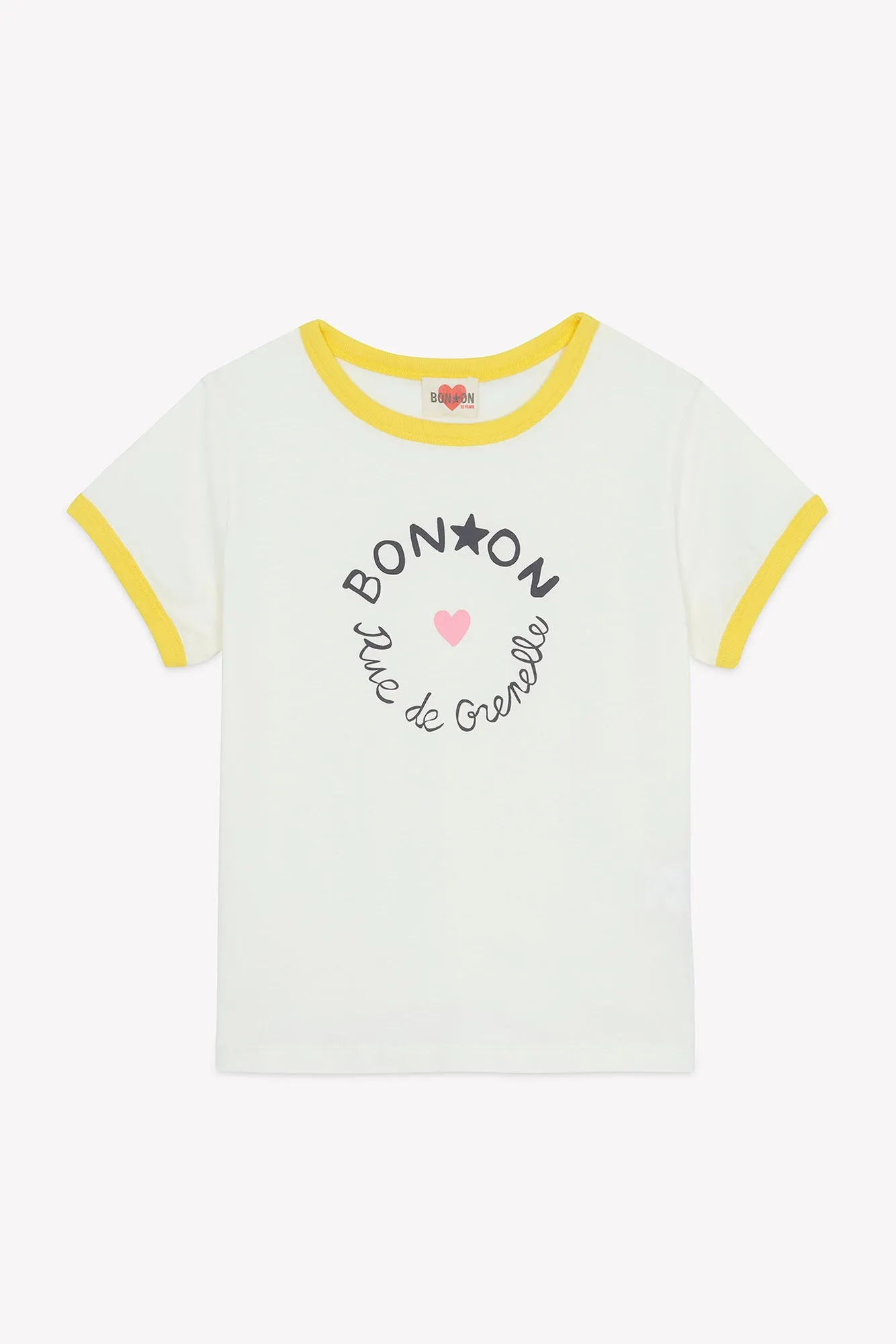 Bonton Napo t-shirt hvid bomuld print Milk 3A