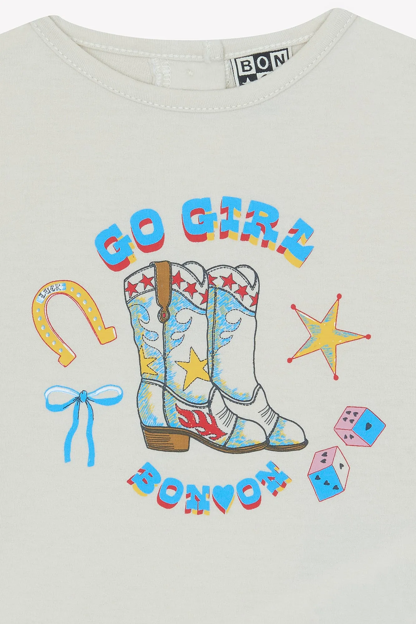 Bonton Titty Go Girl bluse mouton str. baby