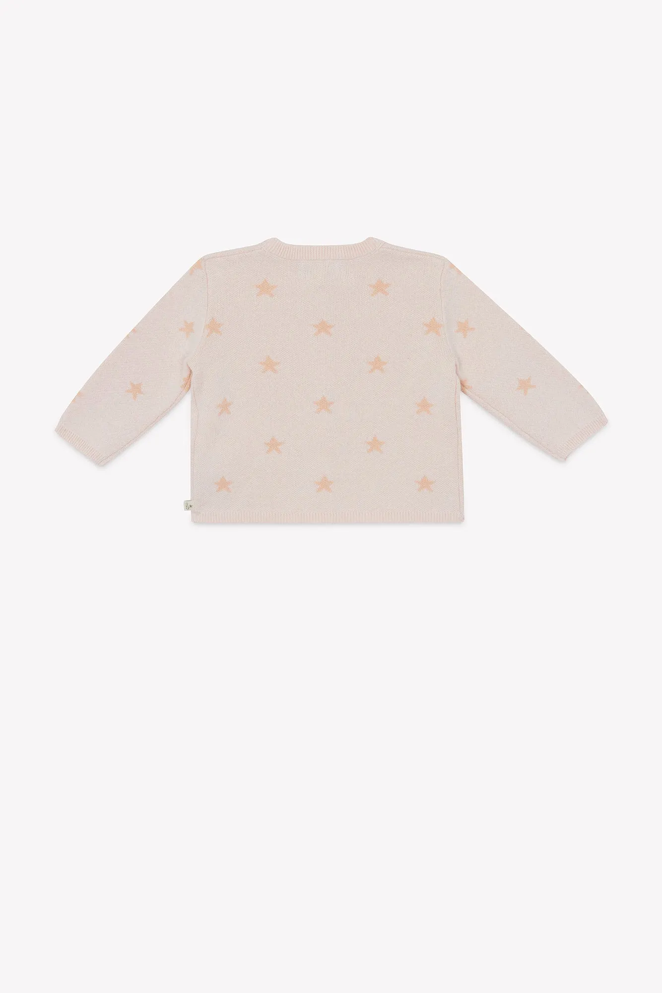 Bonton Loup trøje rose pinkyee stjerner uld