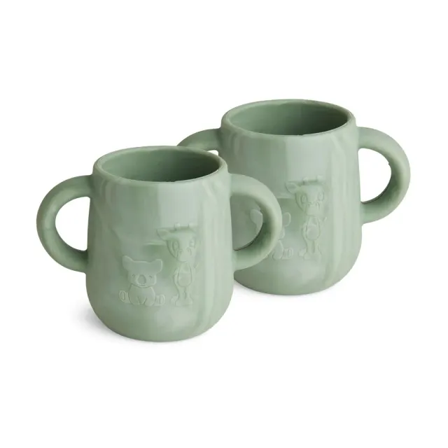 nuuroo Abiola silikonekop 2-pak light green mix