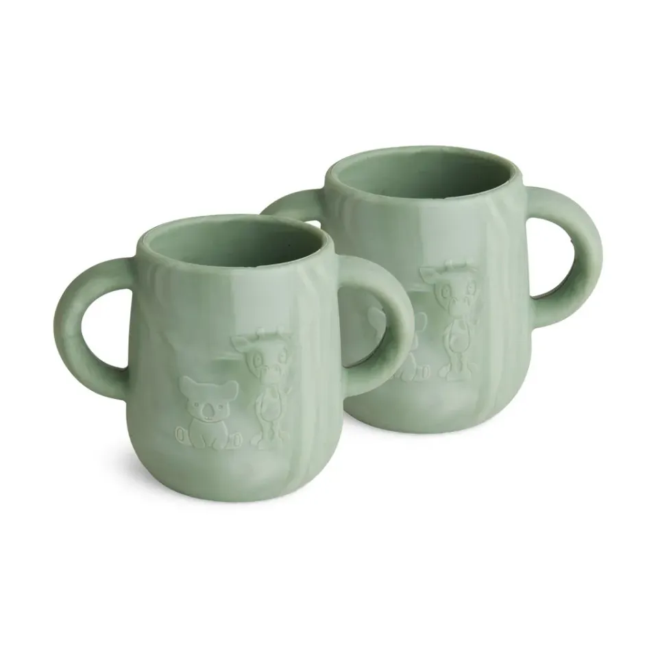 nuuroo Abiola silikonekop 2-pak light green mix