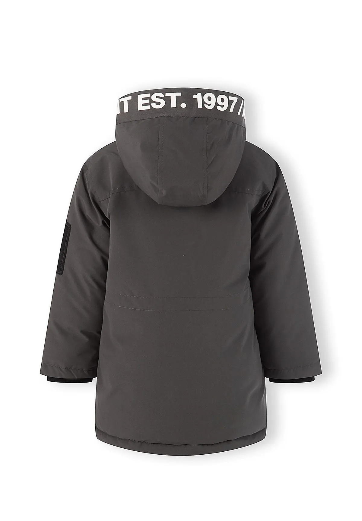 Minoti 45266 parka til drenge grå varm