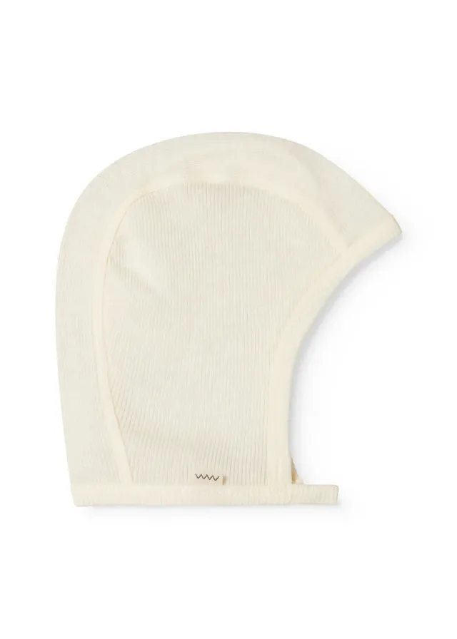 MarMar Hoody uld hue Natural uld rib