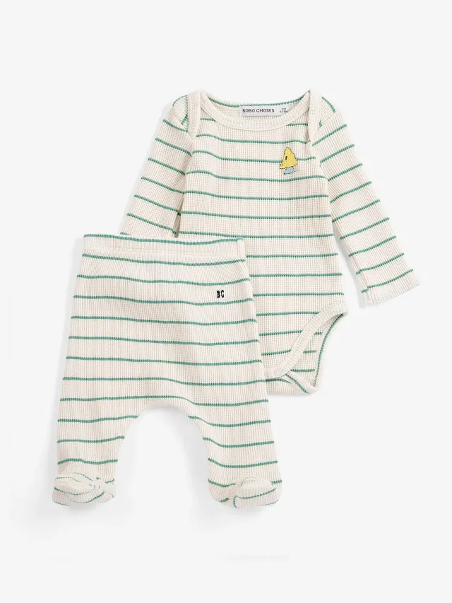 Bobo Choses Mush Monster gavesæt offwhite 1 mdr striber