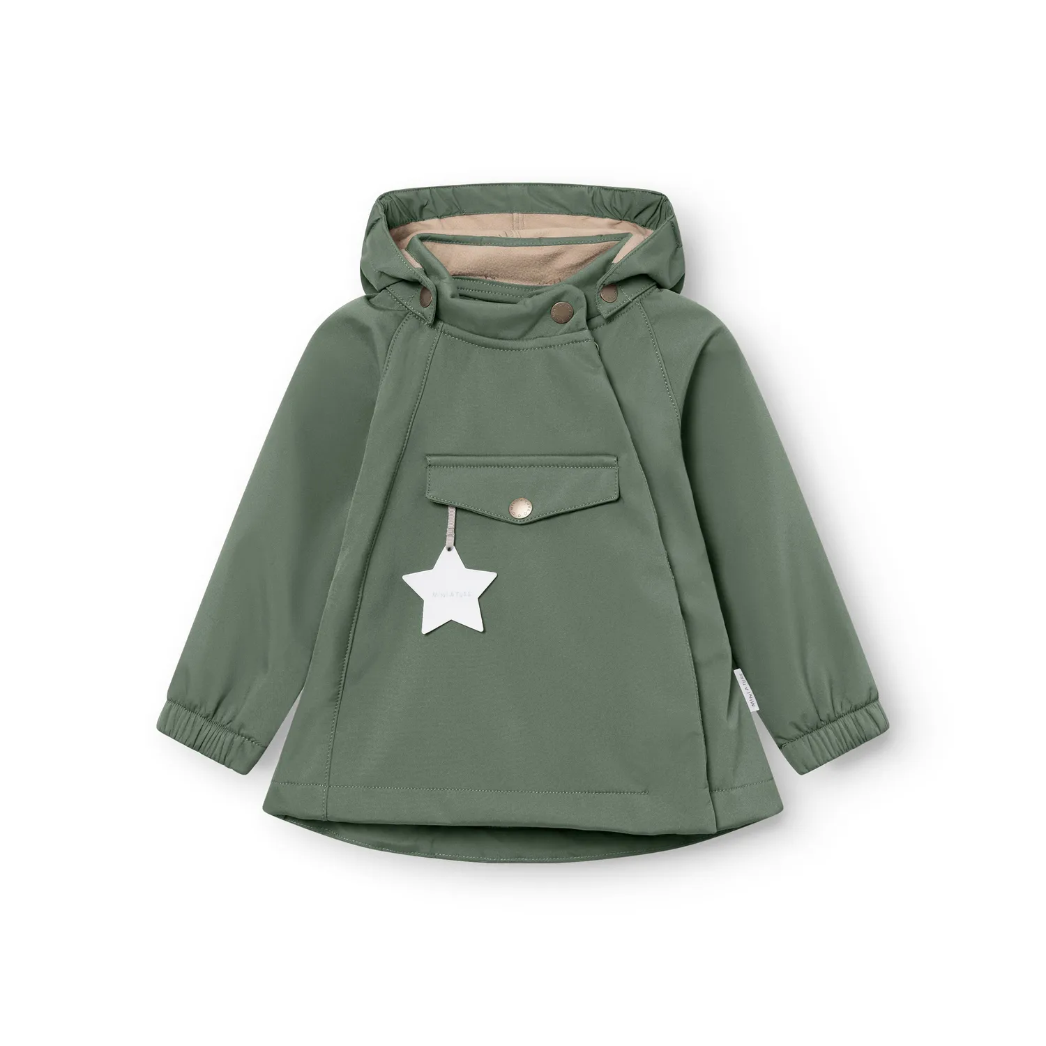 MINI A TURE MATWAI softshell jakke Dark forest vindtæt