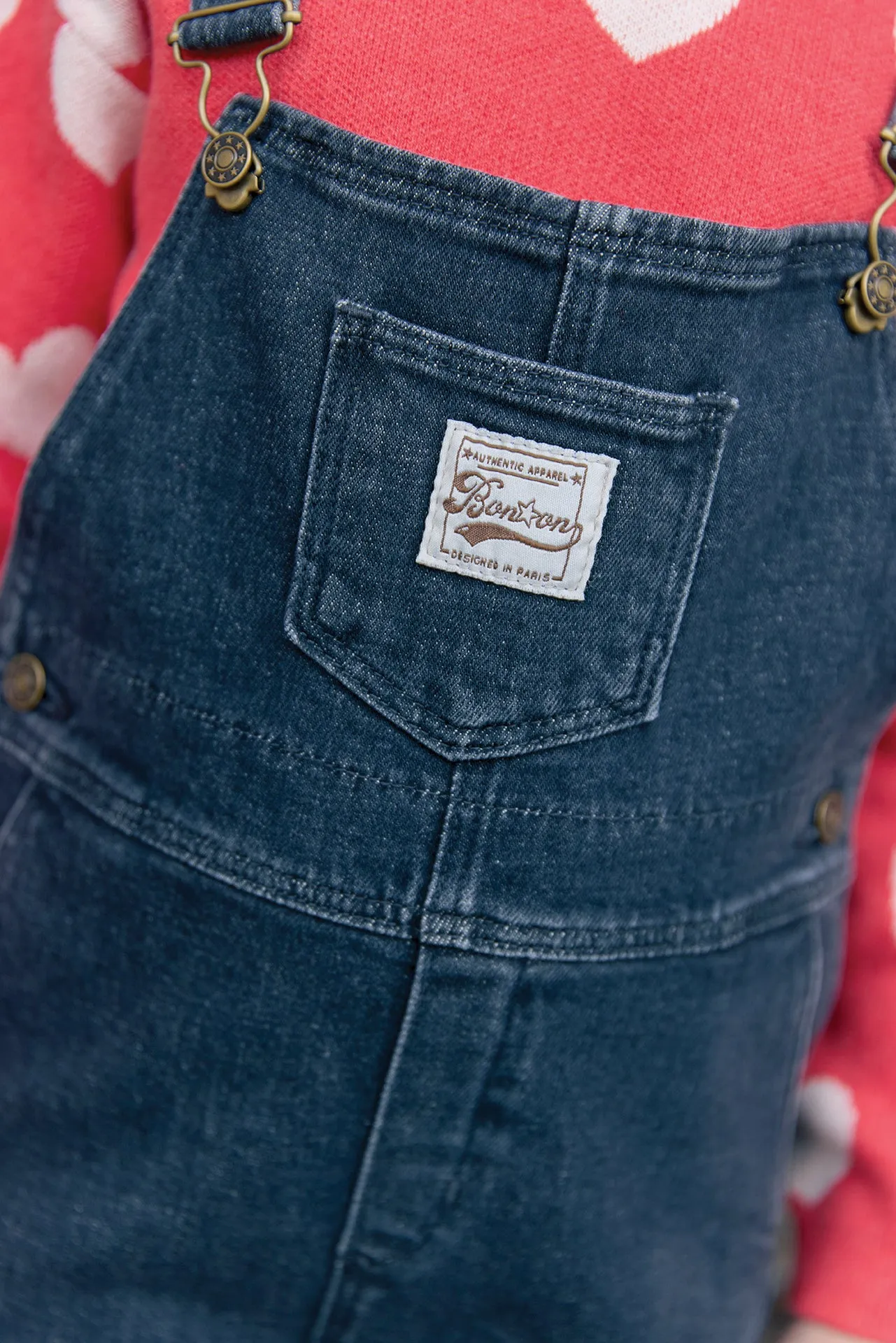 Bonton Moka Denim Gris smækbukser grå