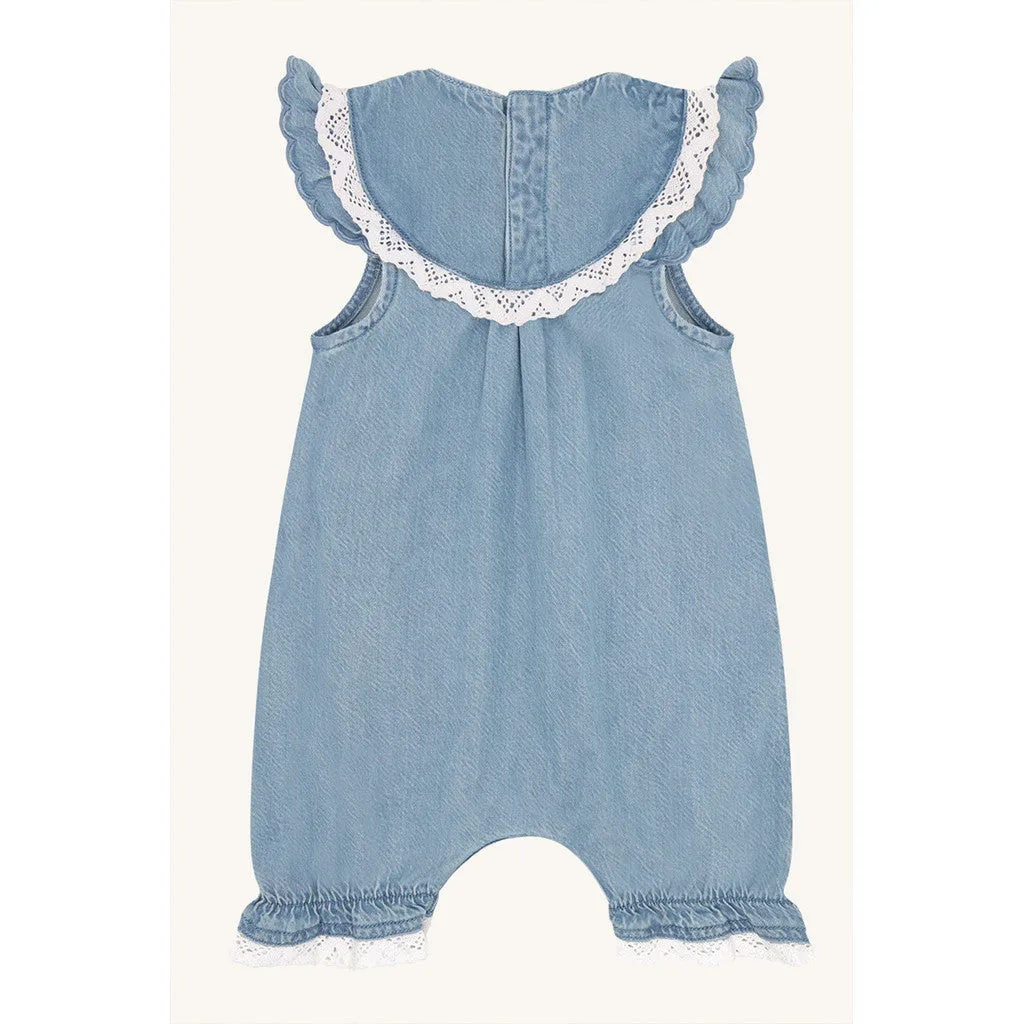 Hust & Claire HCMagie romper Blue Denim Tencel sommer