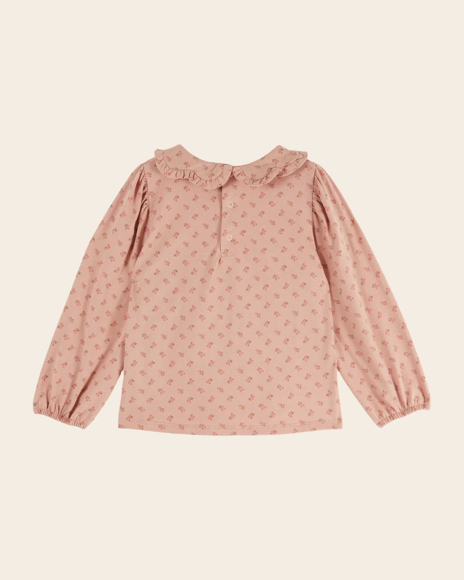 Emile et Ida Marjolaine bluse rosa blomstret