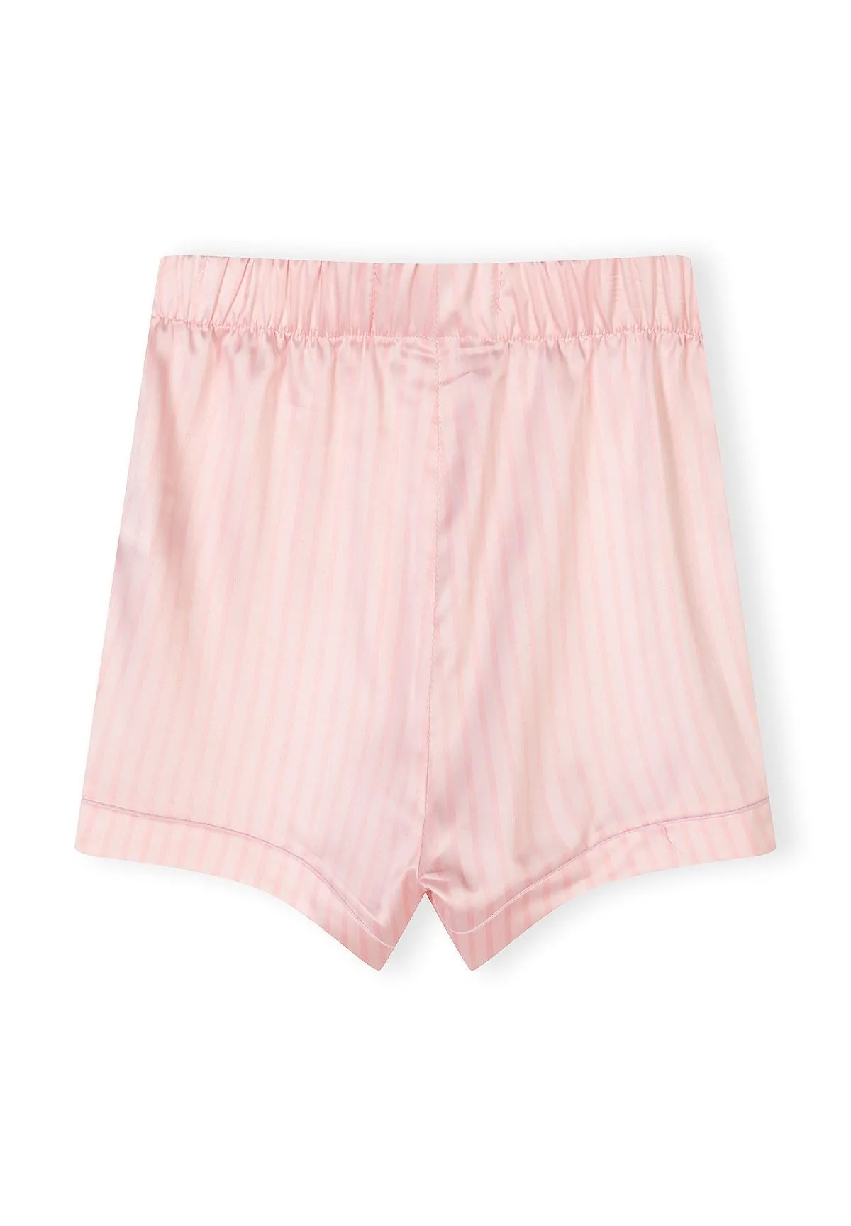 Minoti satin pyjamas rosa stribet polyester