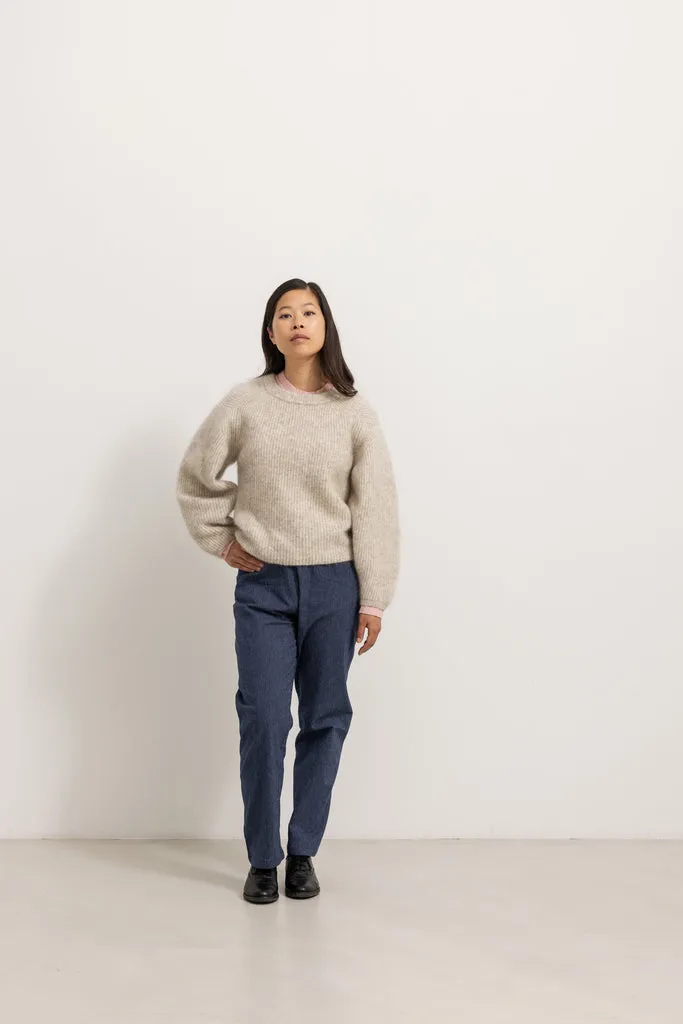 MarMar Tota W striktrøje Cashew Melange mohair