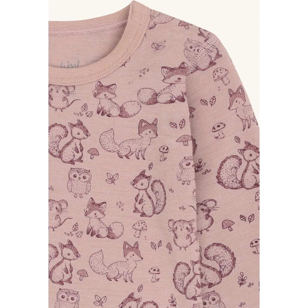 Hust & Claire Bo body merino dusty rose dyr