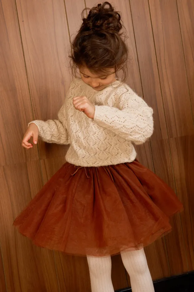 Bonton Tutu Party James Brown nederdel tyl brun
