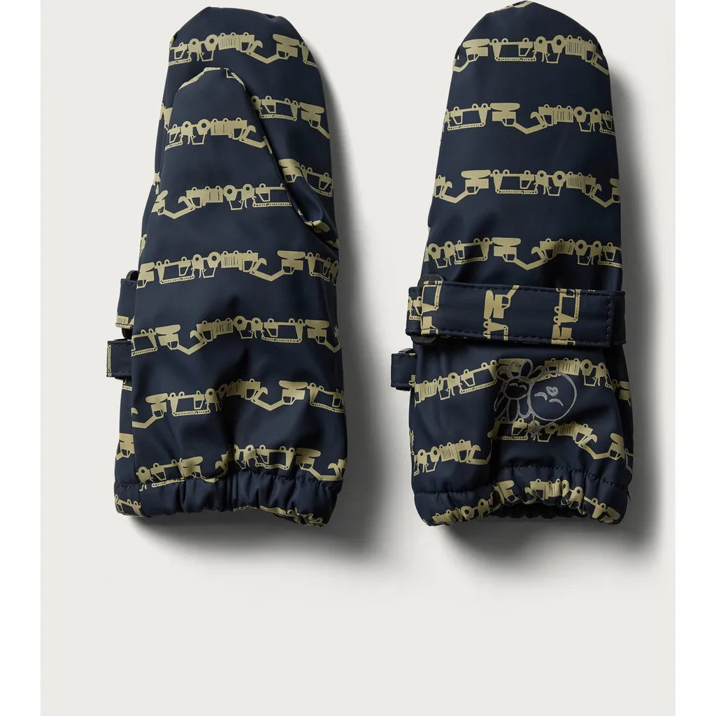 Hust & Claire HC Fu Aop regnhandsker More Navy foret