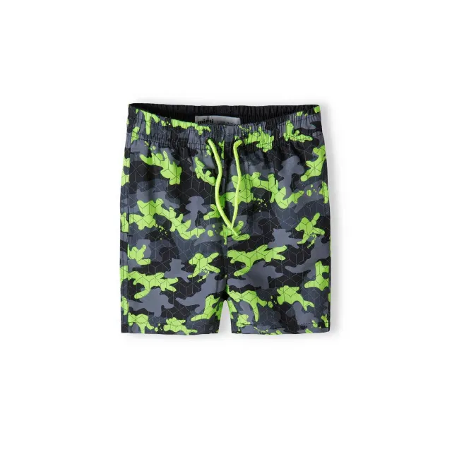 Minoti 38899 badeshorts grøn camouflage