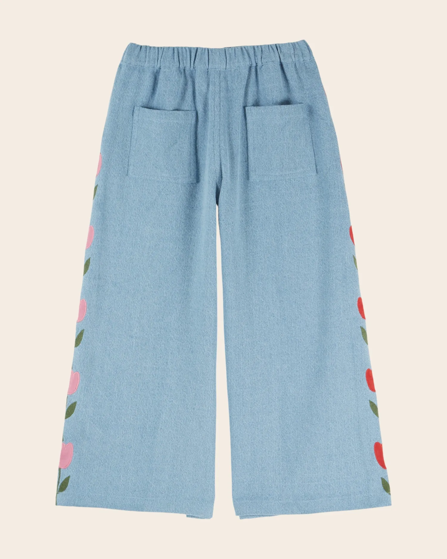Emile et Ida Tulipes Bukser Lyseblå Denim 2-14A