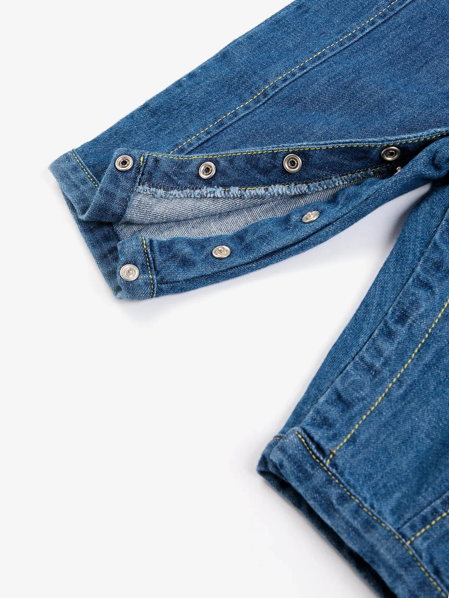 Bobo Choses Booo denim smækbukser midnight blue økologisk