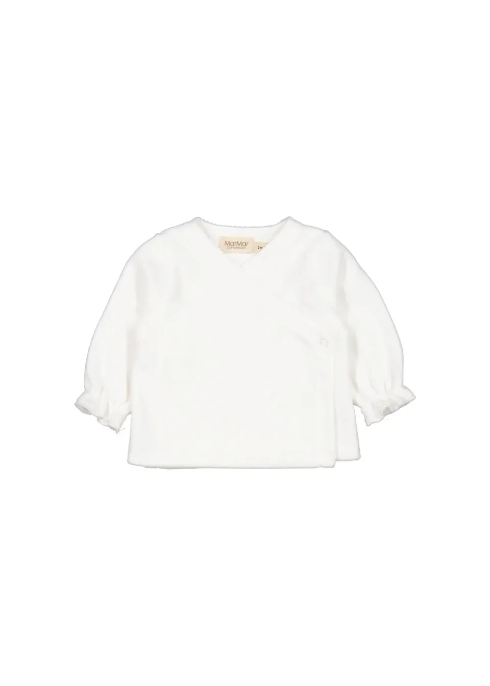 MarMar Tuba Wrap LS bluse White nyfødt