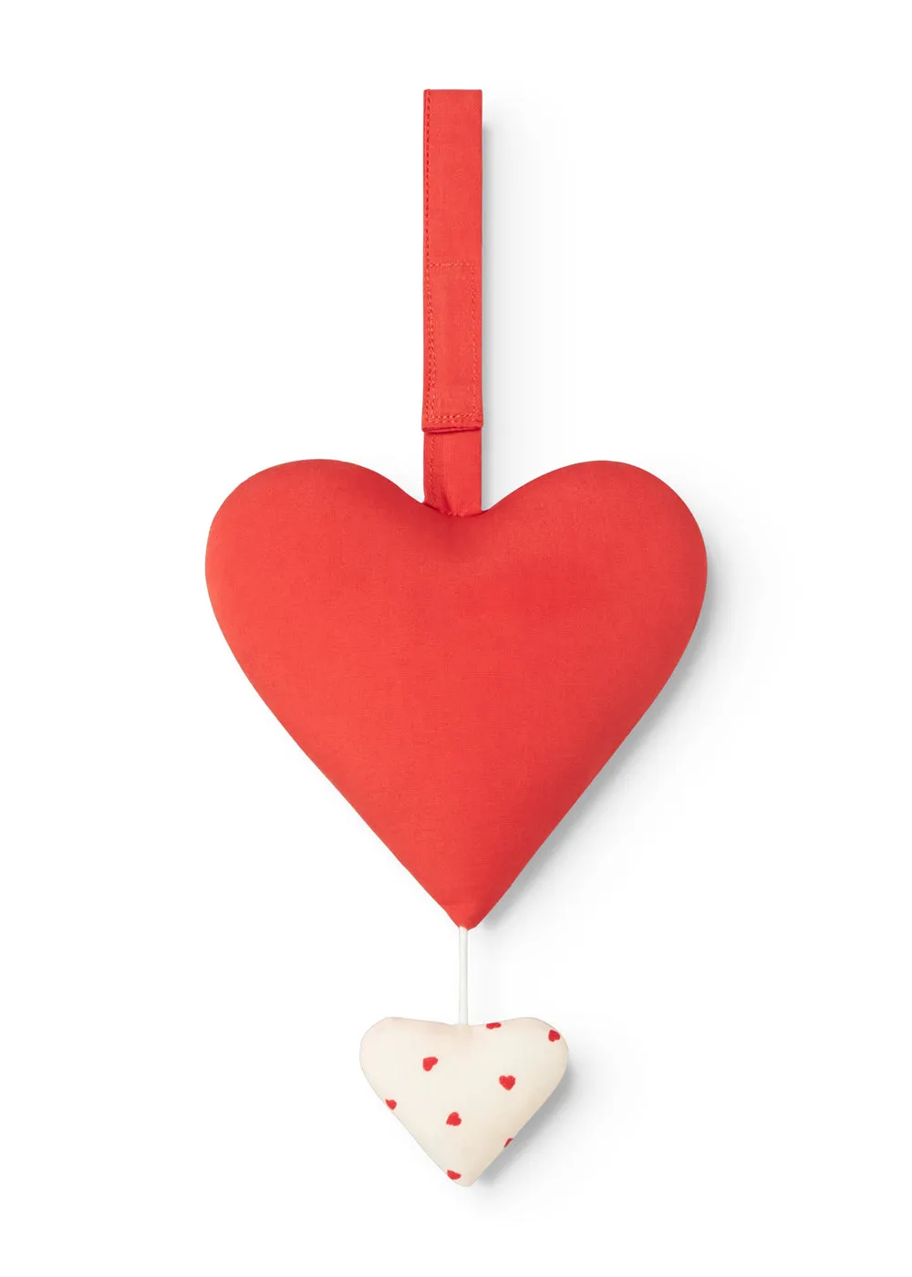 MarMar Music Mobile Heart uro Poppy økologisk bomuld