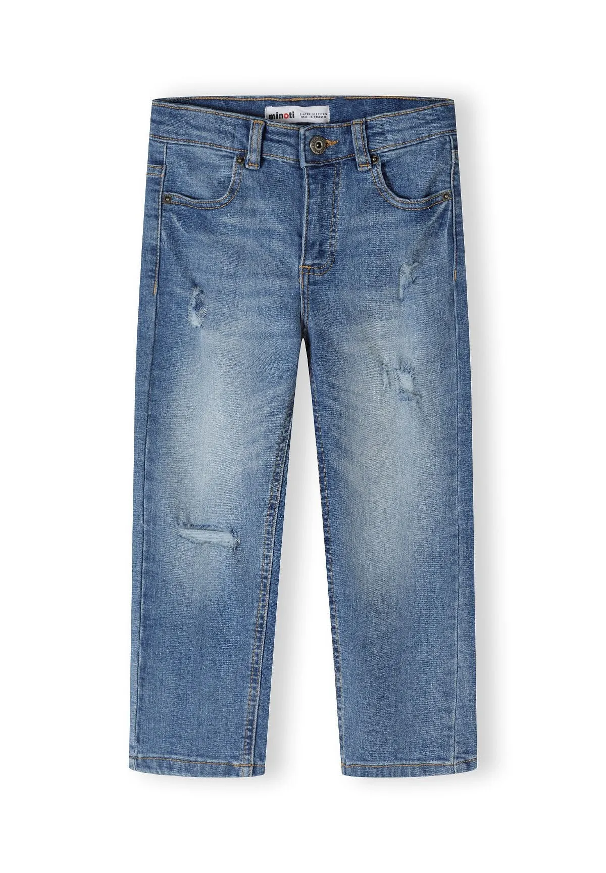Minoti 42376 jeans lyseblå lige bomuld