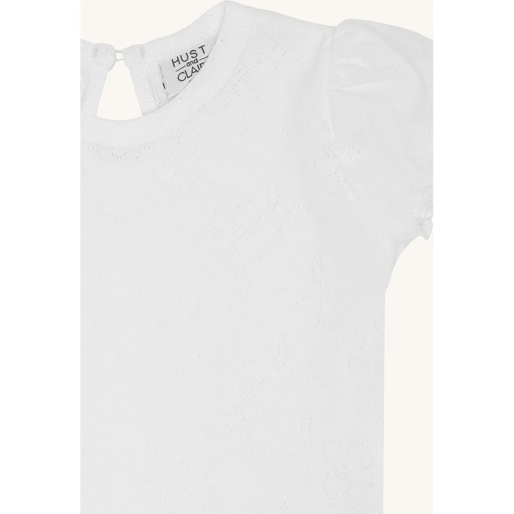 Hust & Claire HCAlma T-shirt Hvid Økologisk Bomuld