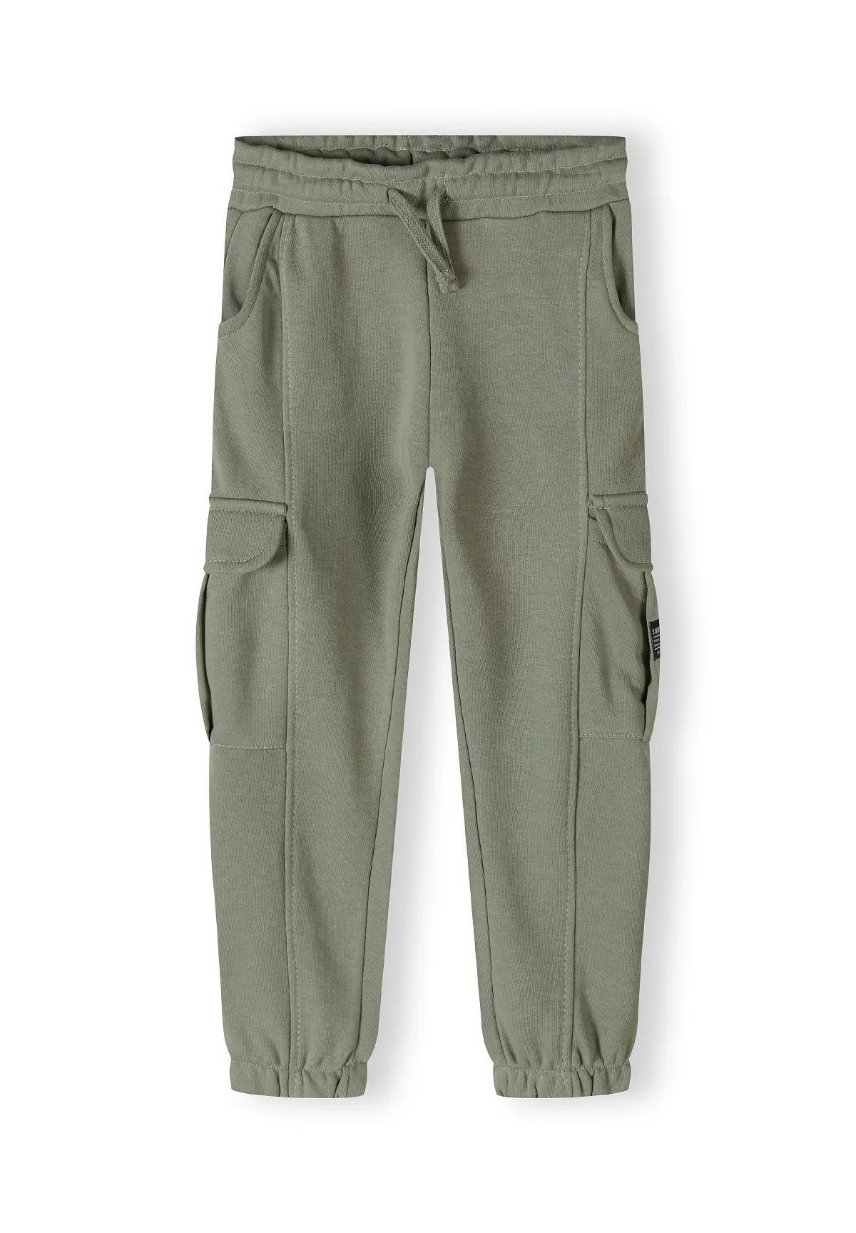 Minoti 42493 Cargo joggingbukser khaki bomuld