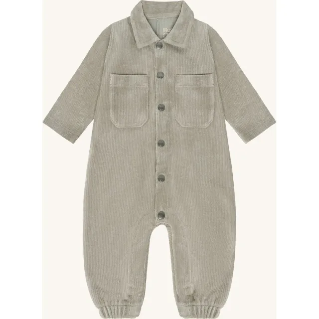 Hust & Claire Mars velourdragt Forest Fog bomuld
