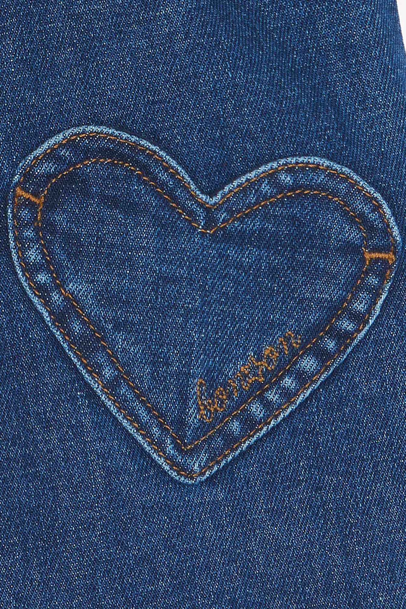 Bonton Douchka nederdel denim råhvid 2-14A