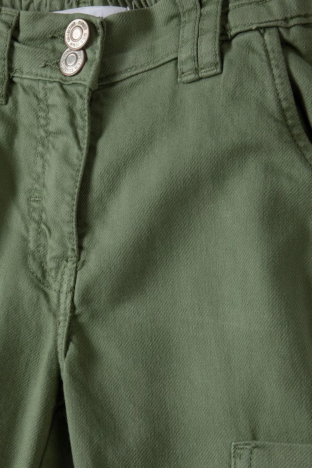 Minoti 38831 cargobukser khaki bomuld løs