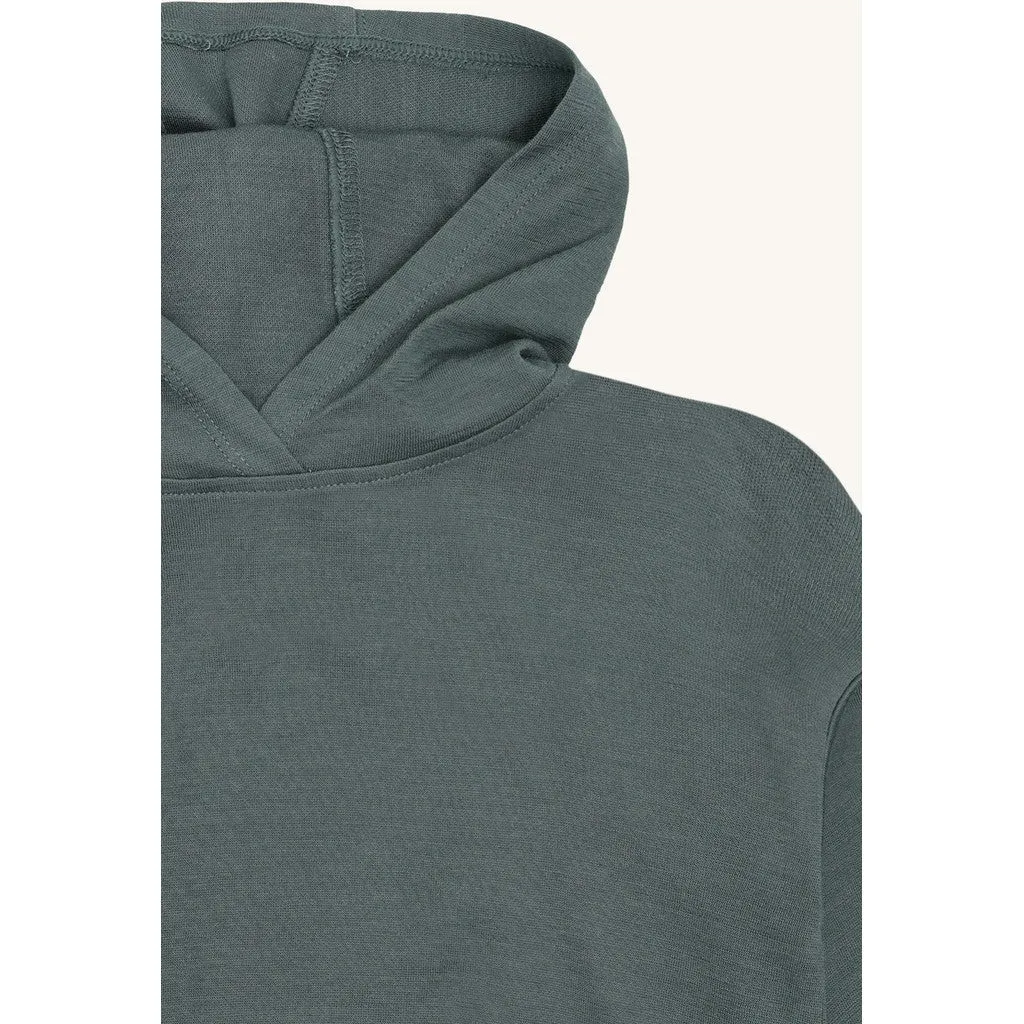 Hust & Claire HCSanu Hoodie balsam green uld-bambus