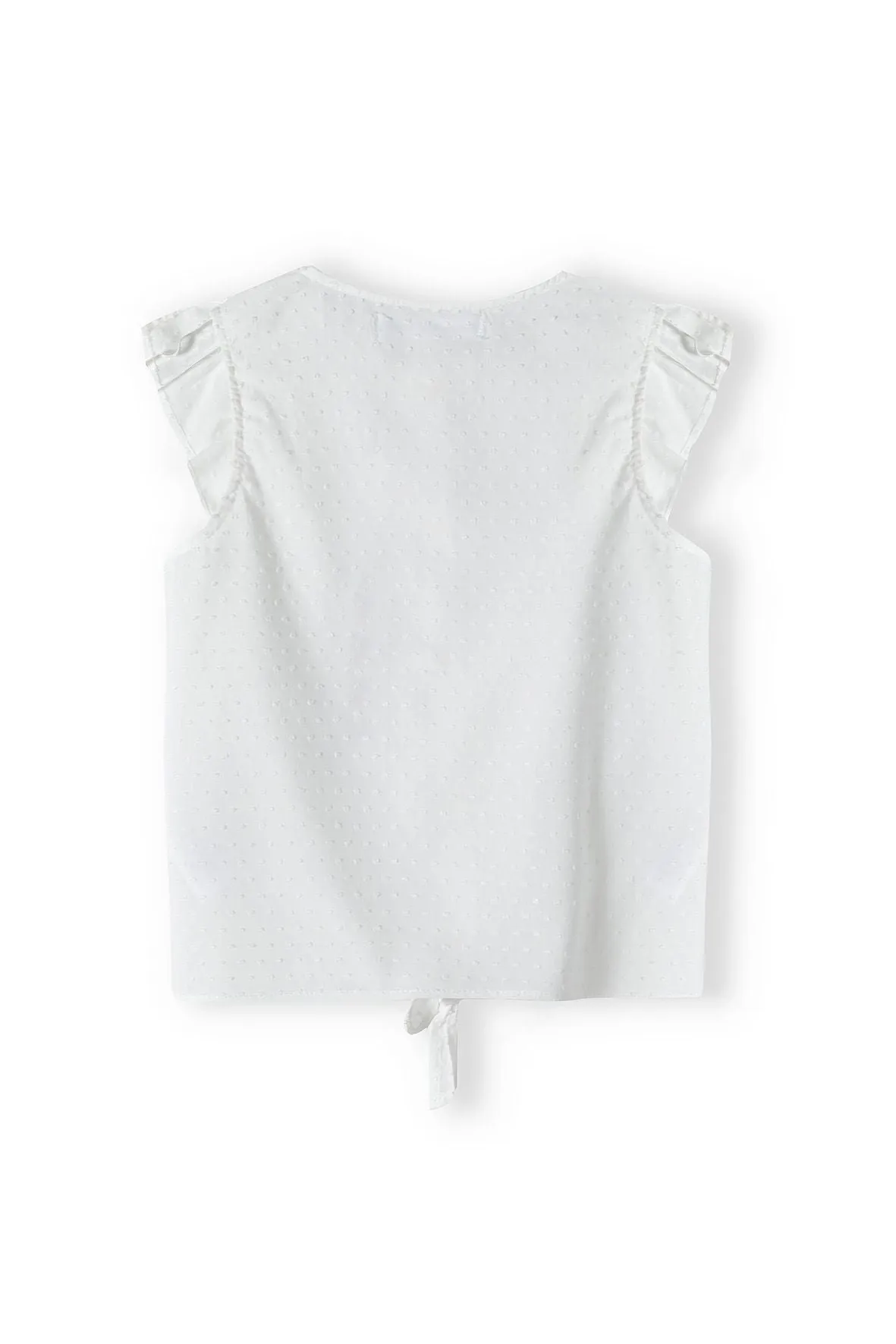Minoti 38197 top hvid broderi til pige