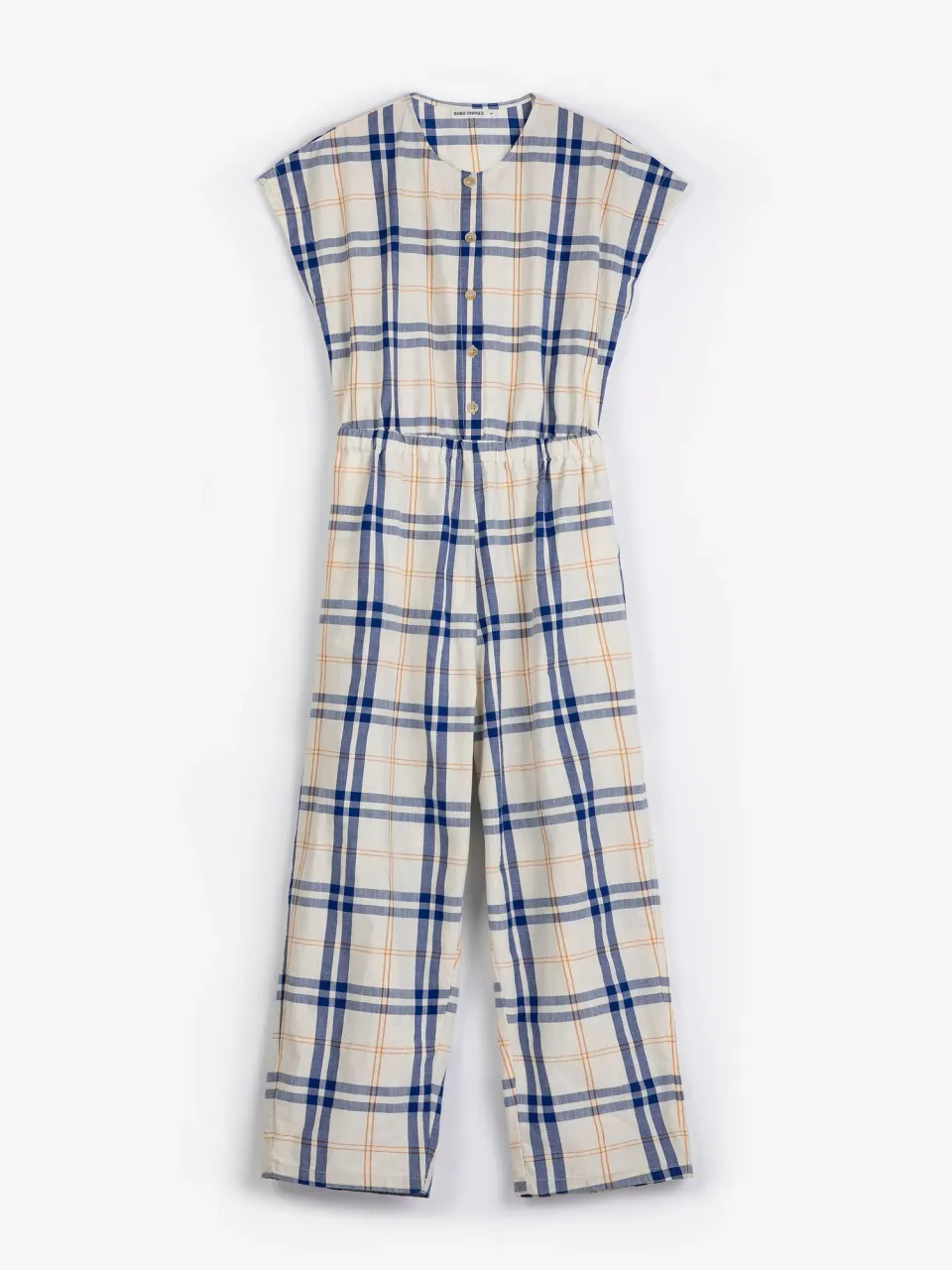 Bobo Choses Fun Tartan jumpsuit buksedragt M terner