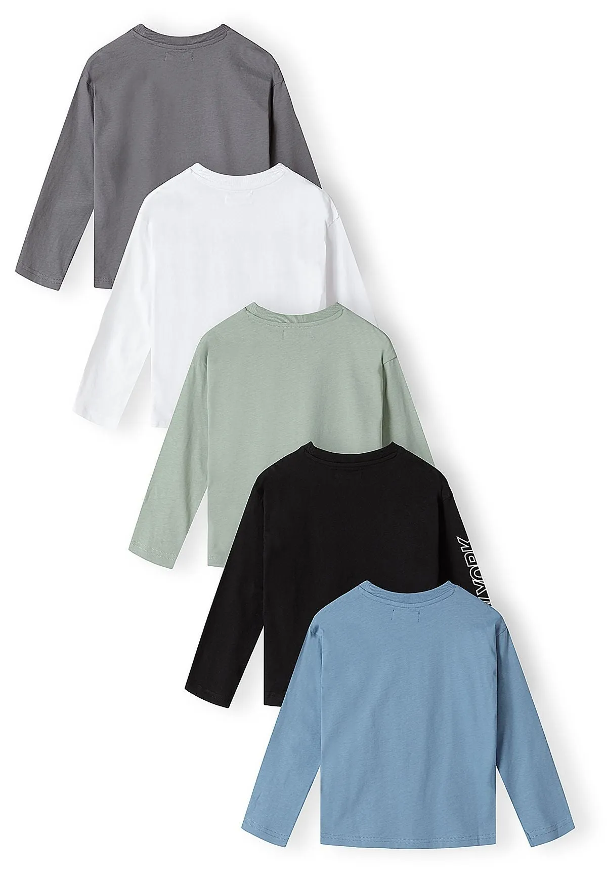 Minoti 45603 langærmet t-shirt skate 5-pak drenge