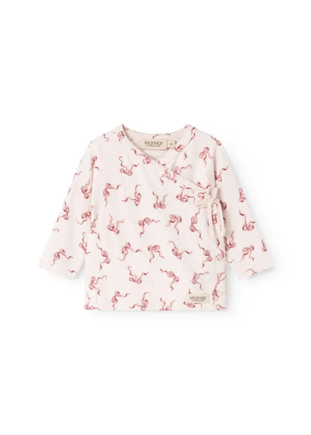 MarMar Tut Wrap LS bluse Bows modal slå-om