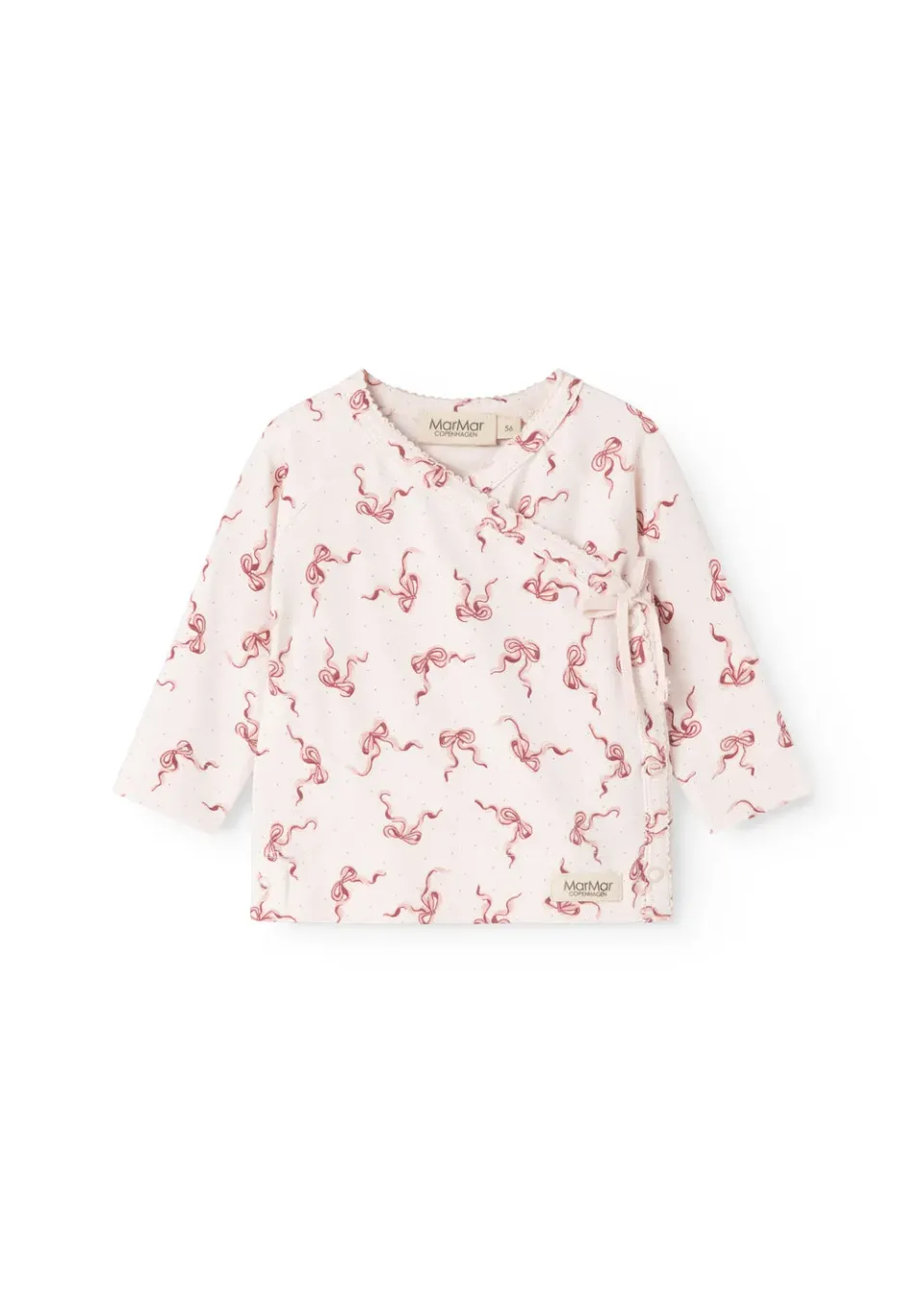 MarMar Tut Wrap LS bluse Bows modal slå-om