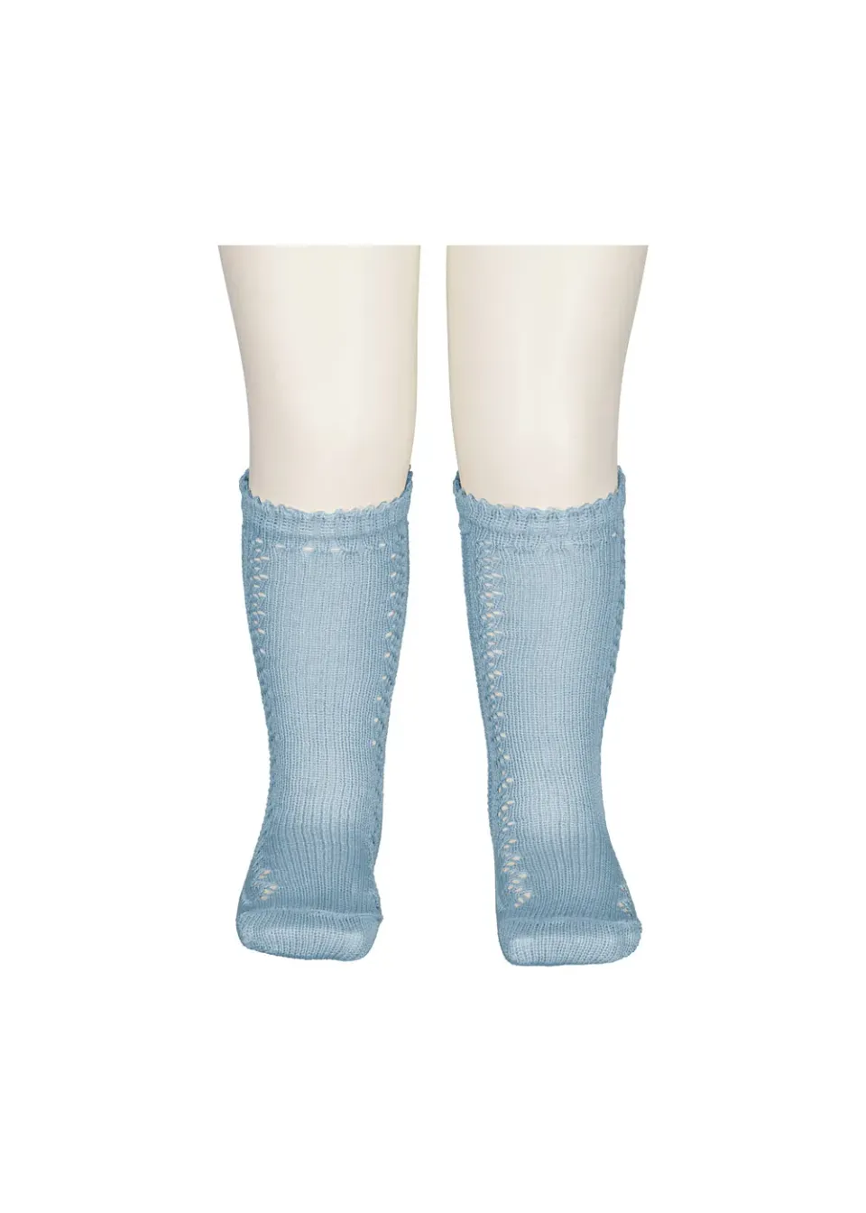 MarMar Knee Socks Pointelle knæstrømper Sky Blue