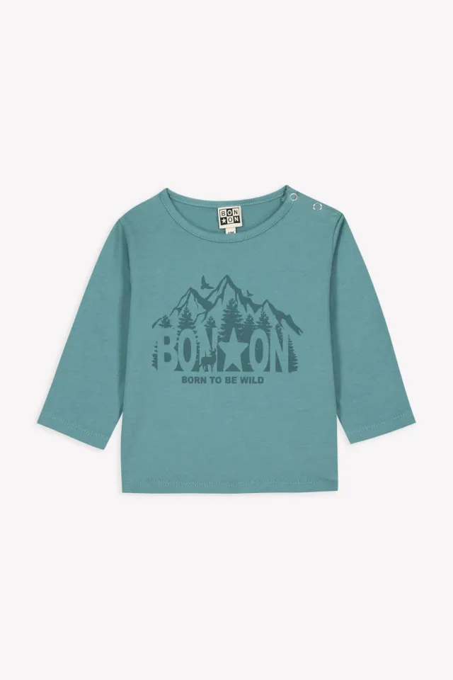 Bonton Taxo bluse Greeland grøn bomuld