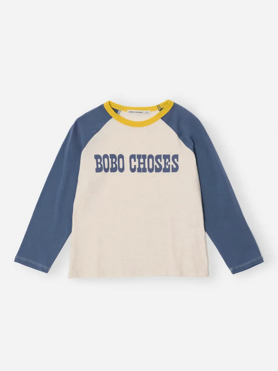 Bobo Choses Pop raglan t-shirt beige økologisk