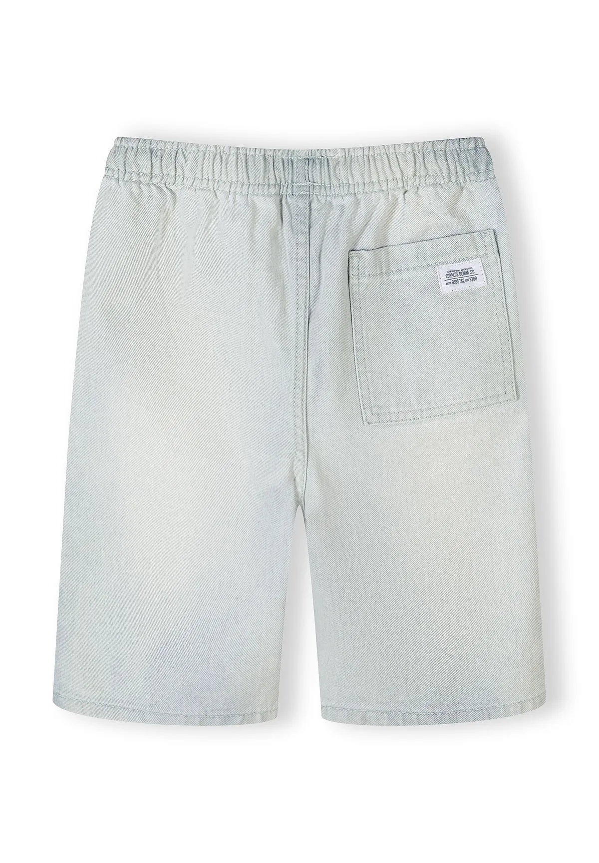Minoti denimshorts blå 2-pak til drenge elastik