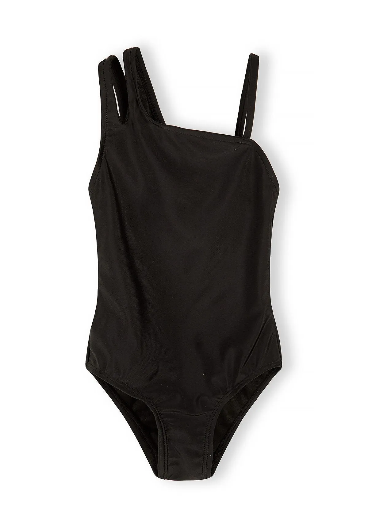 Minoti 44470 badedragt sort asymmetrisk