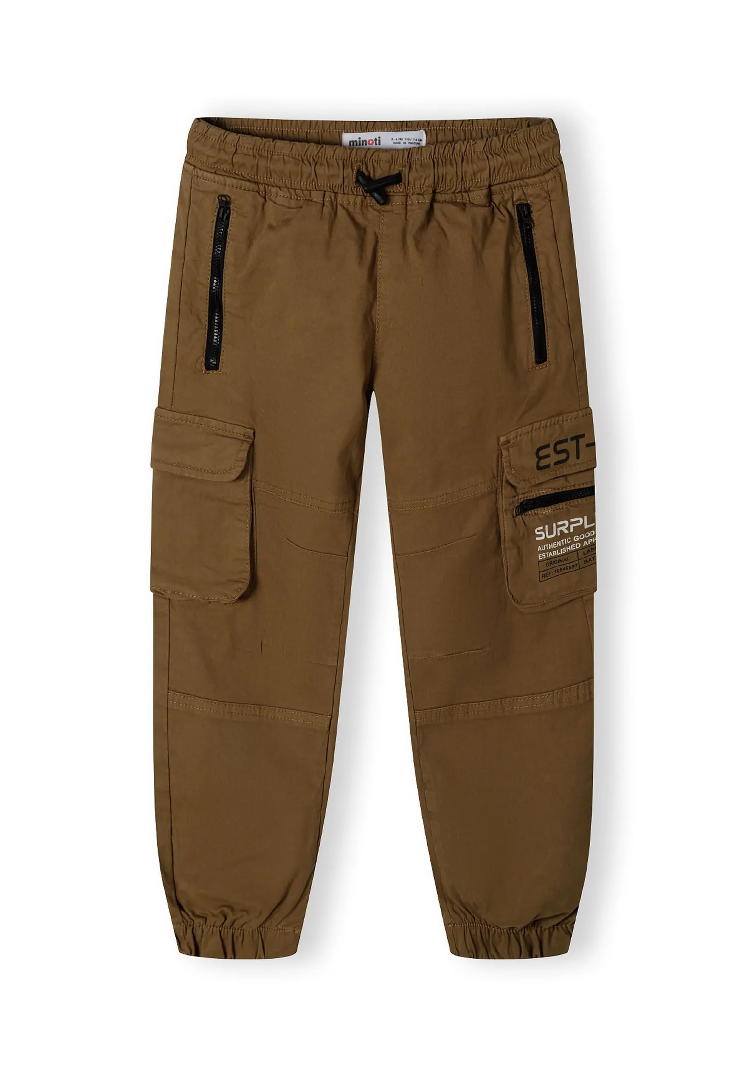 Minoti 43812 cargobukser beige bomuld str. 98